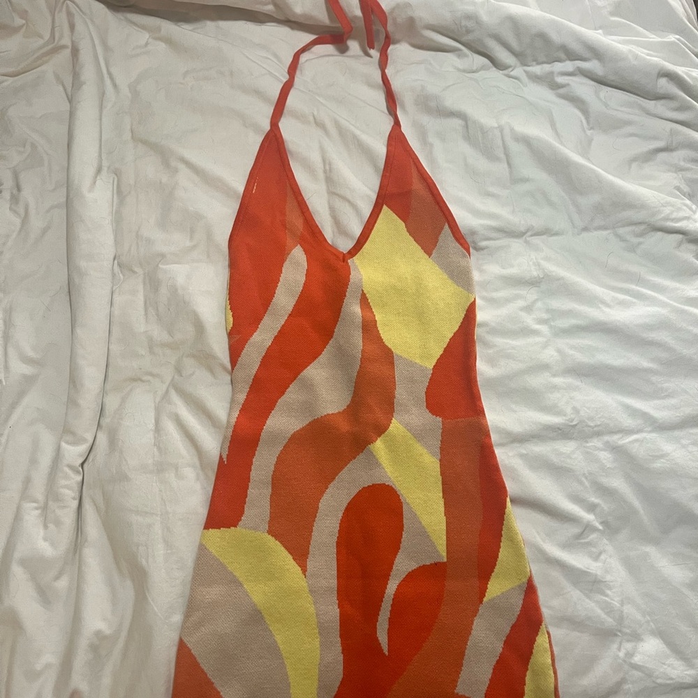 Peppermayo Halter Mini Dress